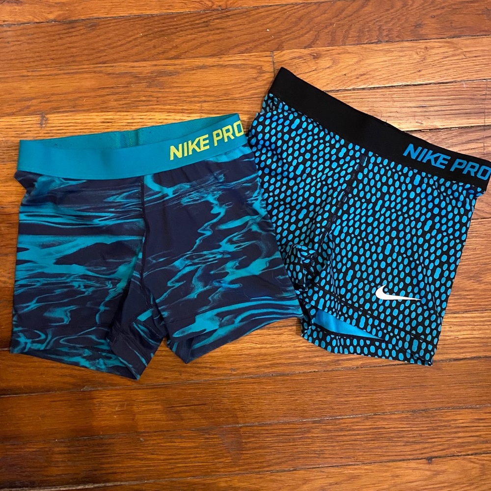 Nike Pro Spandex Shorts (Both Included)